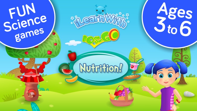 Nutrition and Healthy Eating ! Educational games to teach kids in Preschool and Kindergarten about food and a balanced diet by i Learn With