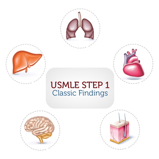 USMLE Step 1 Classic Findings – Most tested diseases & presentations for Cardiovascular System, Neurology, Hematology & Oncology, Biochemistry and Gastrointestinal System Icon