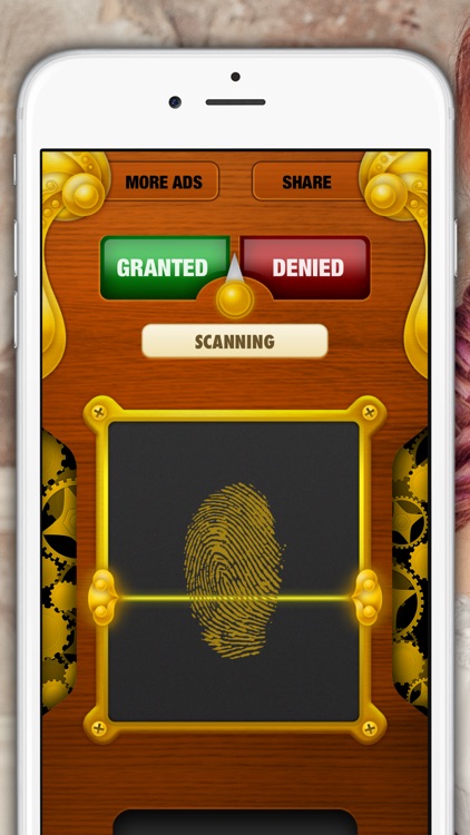 Fingerprint Reader - Steampunk high tech polygraph & finger print scanner prank