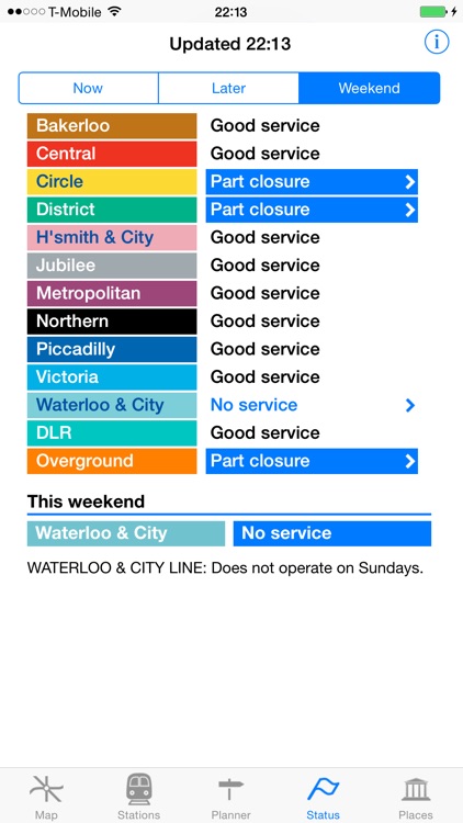 London Tube Map and Guide - Live underground line status and departure info