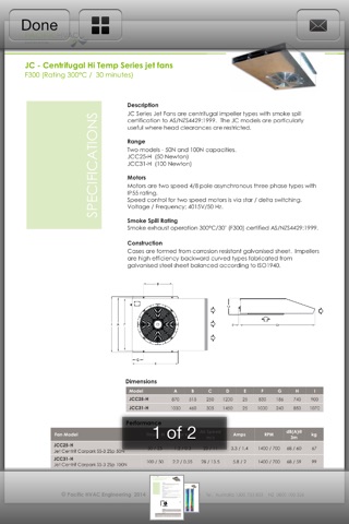 Pacific HVAC Fans Catalogue screenshot 3