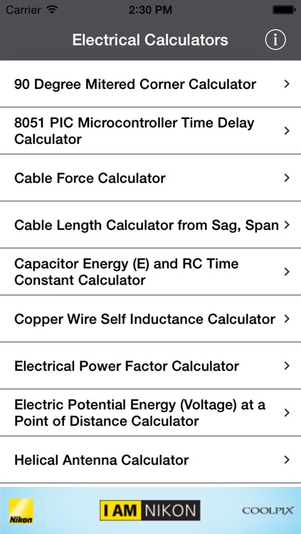 Electrical Eng Calculator