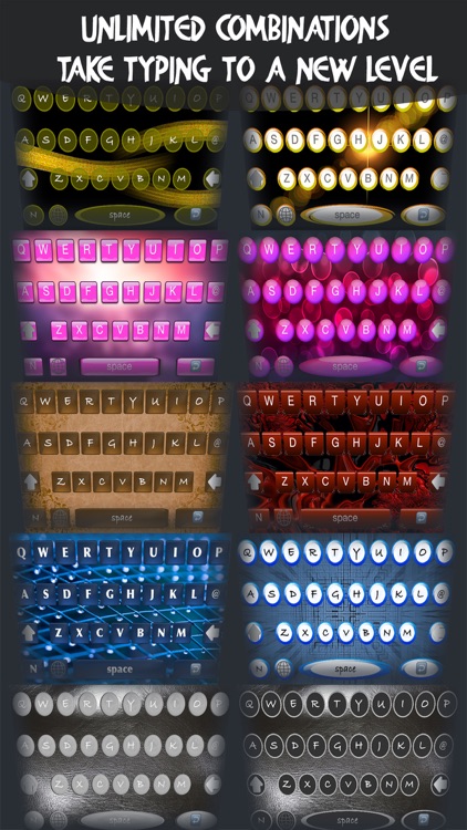 Keyboard Maker - Custom Keyboards Creator allows custom keys, font, backgrounds & photo backgrounds screenshot-3