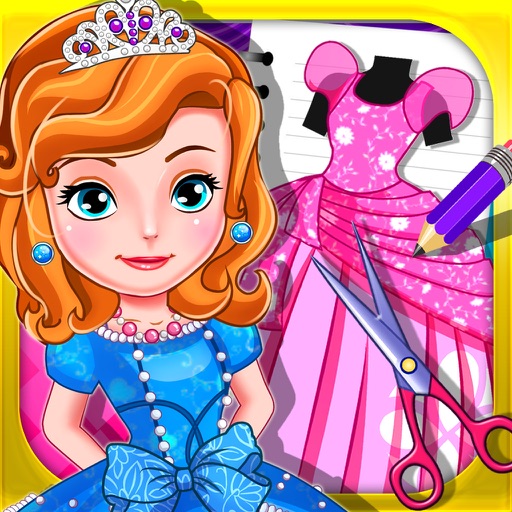 Design princess coronation dress iOS App