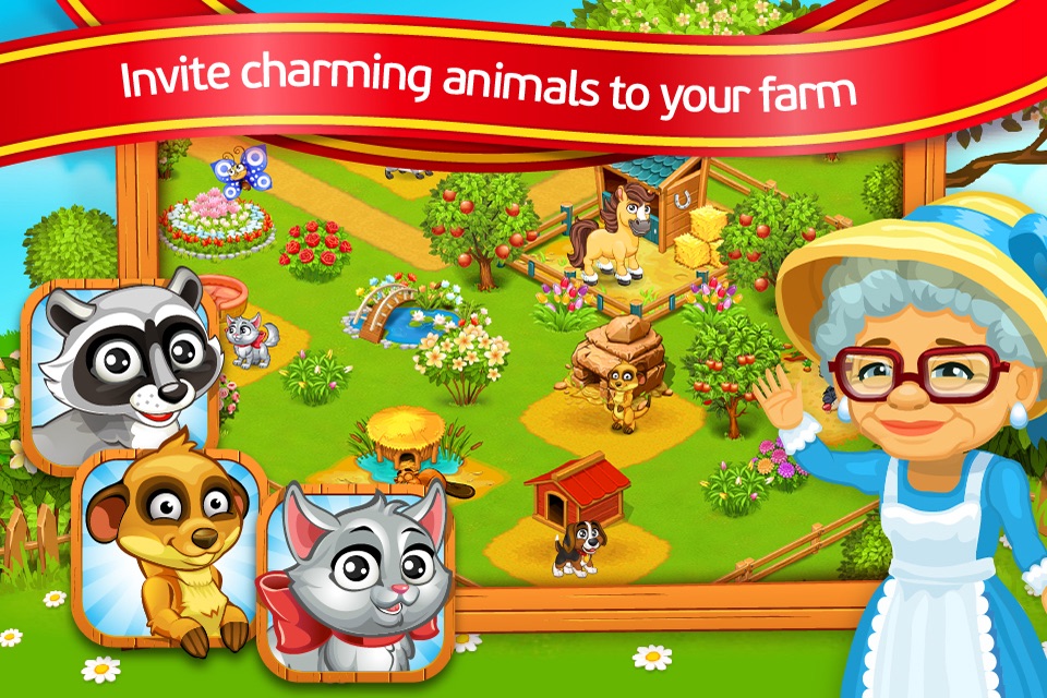 Farm Town: Lovely Pets screenshot 2