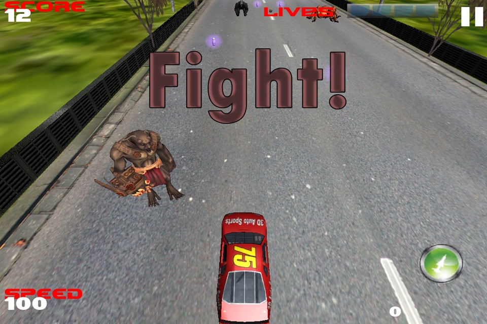 Monster Car Chase - Realistic off road escape 3D PRO screenshot 4