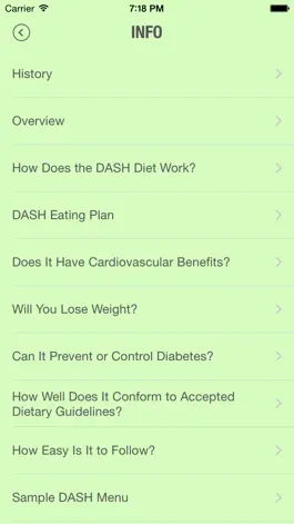 Game screenshot DASH Diet for Healthy Weight Loss, Lower Blood Pressure & Cholesterol apk