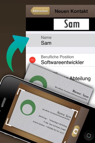 business card scanner-sam pro screenshot 2