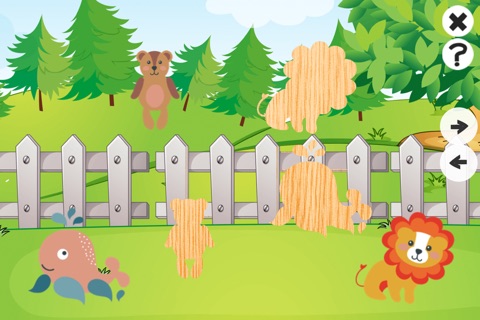 Animated Kids Game: Baby Puzzle With Animal-s! Play With Zoo & Jungle Puppy-s screenshot 2