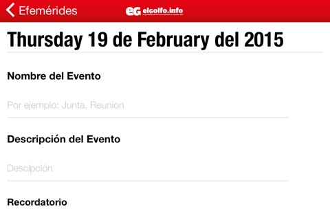 Agenda ElGolfo.Info 2015 screenshot 4