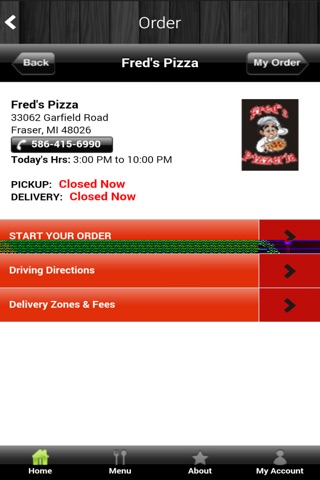 Fred's Pizzeria screenshot 3