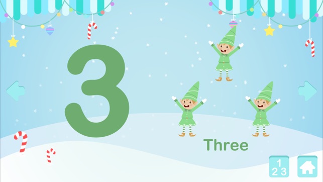 123: Christmas Games - Learn to Count(圖2)-速報App