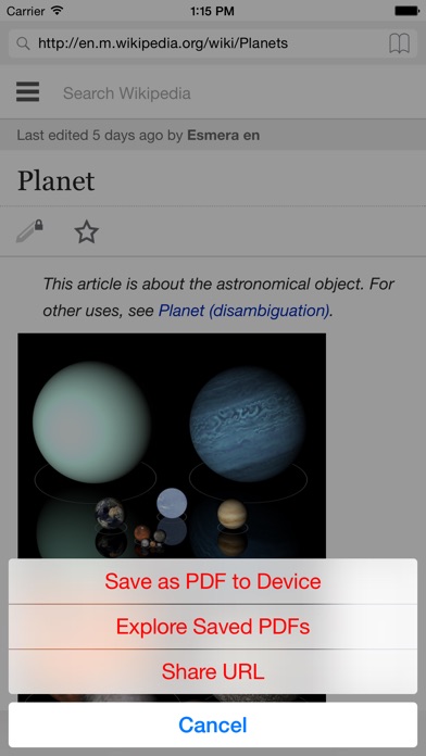 Web2PDF (Web Pages PD... screenshot1
