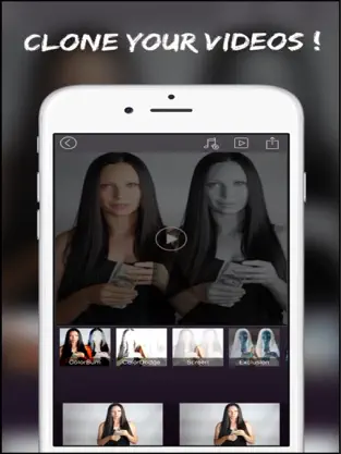 화면 캡처 2 Video Blender Free : Blend any two videos or movie clips together instantly! iphone