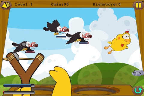 Chicken Runaway Challenge - Vulture Wrath Attack FREE screenshot 4