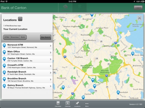 Bank of Canton Mobile Banking for iPad screenshot 4