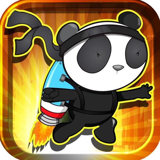 Jetpack Gem-bo Panda Ninja FREE - An Awesome Collecting Warrior Frenzy Blast