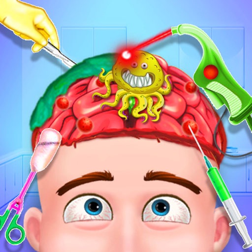 Brain Surgery Simulator Doctor Icon