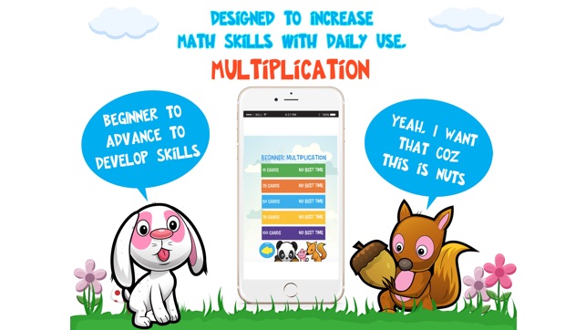 Multiplication for Kids: Animal Flash Cards(圖3)-速報App