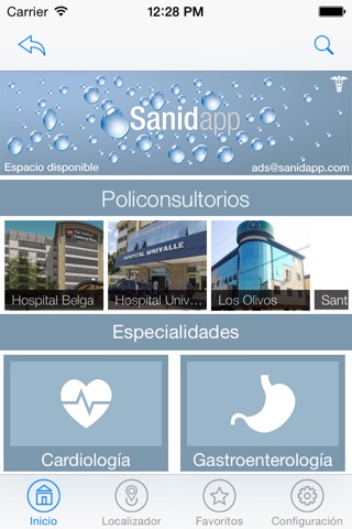 Sanidapp screenshot 2