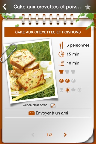 iGourmand 101 recettes Tartes & Cakes screenshot 4