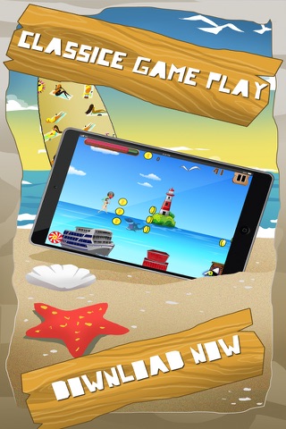 Beach Bikini Girls: Jump and Escape the Shark Pro screenshot 2