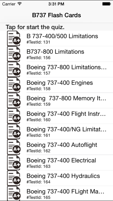 How to cancel & delete Boeing 737-400/800 Limitations & Flash Cards from iphone & ipad 1