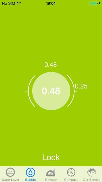 clinometer + water level + compass