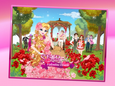 Star Girl: Valentine Hearts на iPad