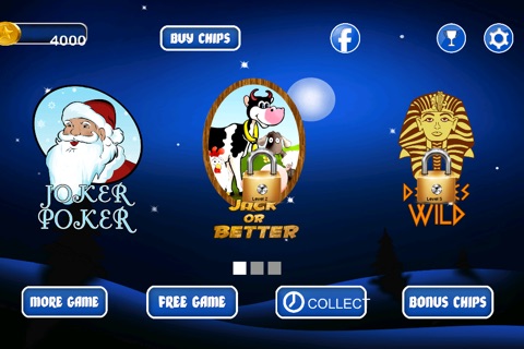 AAA Christmas Jackpot Joy Poker - good casino lottery table screenshot 3