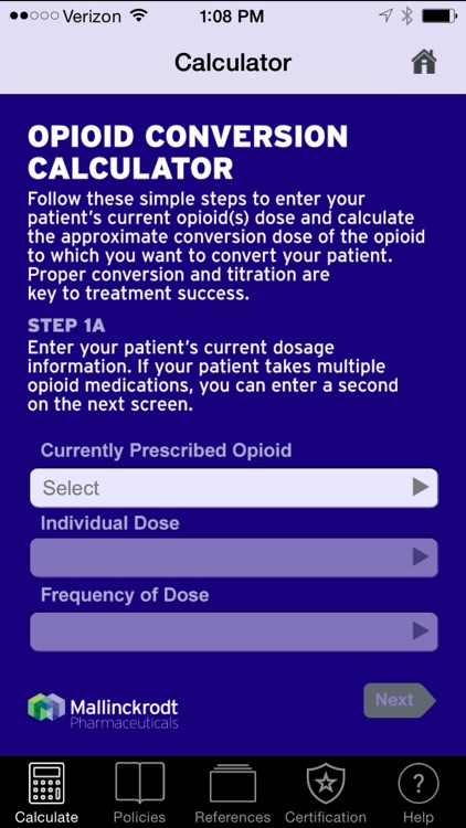 Opioid Dose Conversion Calculator