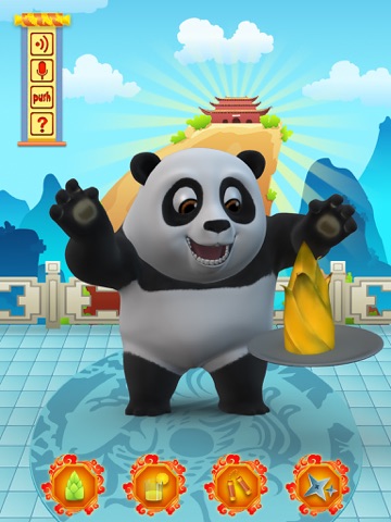 Скриншот из Talking Bruce the Panda for iPad