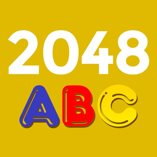 2048 Alphabet Version - Swipe to move ABC tiles like Numbers icon