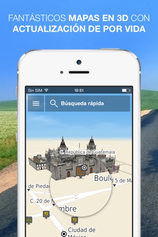 NLife Mexico Premium - Navegación GPS y mapas sin conexión a Internet screenshot 2