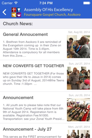 4SQA - Assembly Of His Excellency, Foursquare Gospel Church, Asokoro - Nigeria screenshot 2