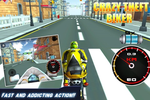 Crazy Theft Biker screenshot 3