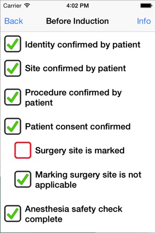 Surgery Safety Checklist screenshot 3