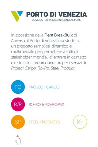 Porto di Venezia - Digital Business card screenshot 3