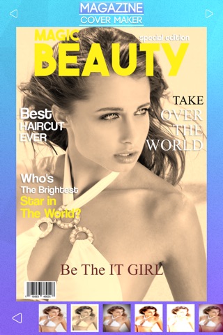 Magazine Cover Maker - Create Popular Fake Mag Front Page with your Camera and Become a Star screenshot 3