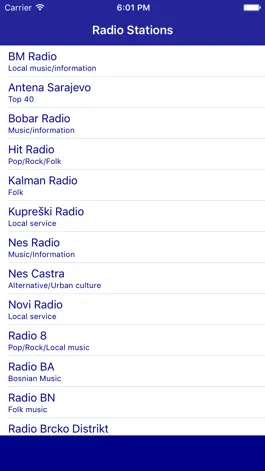 Game screenshot Radio Bosnia FM - Streaming and listen to live online music, news show and Bosnian Hercegovina charts muzika mod apk