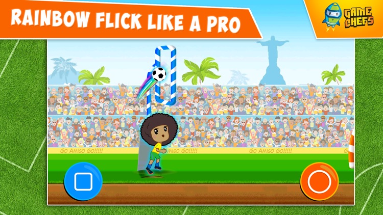 Football Rainbow Flick : Best free game for football fans
