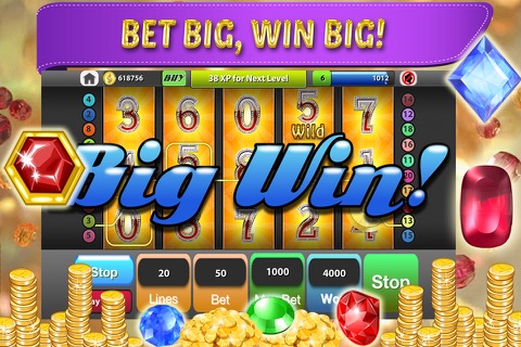 Mega Jewel Slot Machine 2-  The Lucky Gem Frenzy of 777 Casino Diamond screenshot 2