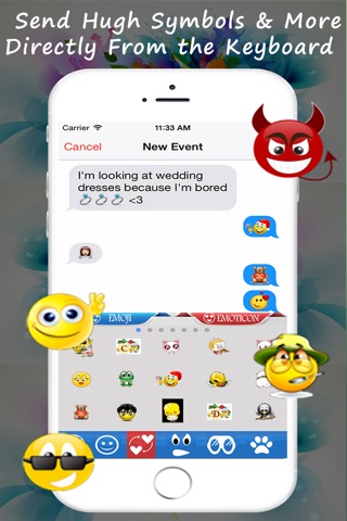 New More Emoji 2 Keyboard - Extra Emojis Free screenshot 2