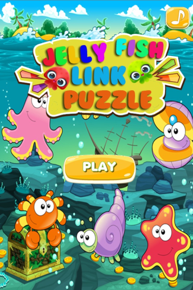 Jellyfish Cute Match Link Mania Soda Saga : 2d Puzzle Game screenshot 2