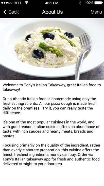 Tonys Italian Takeaway Worsley