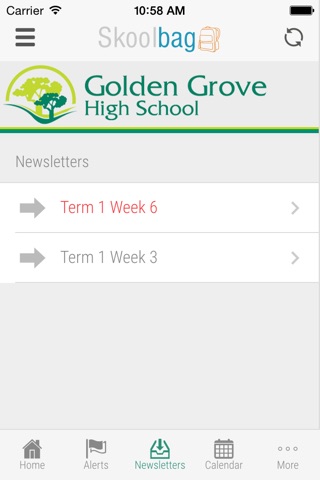 Golden Grove High School - Skoolbag screenshot 4