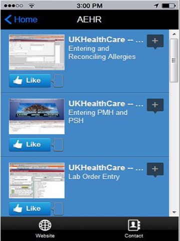 UKHC Enterprise Learning tablet screenshot 2