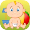 Fitness for baby: workout and massage to develop and strengthen a child's body.