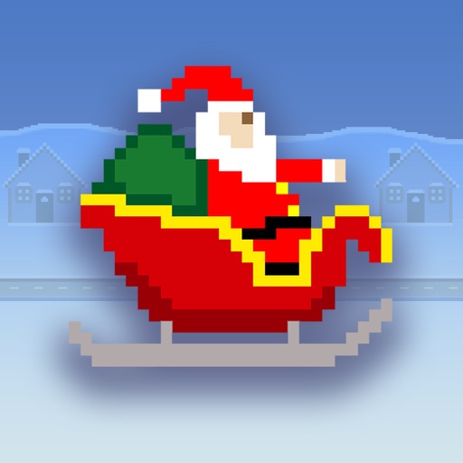 Flying Santa - North Pole Tracker Game! icon