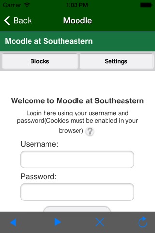 Southeastern Louisiana University screenshot 2